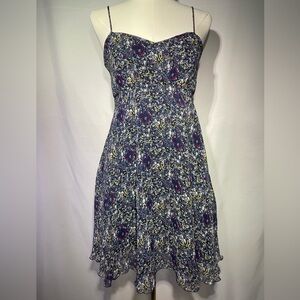 Anthropologie Pins Needles BabyDoll Dress Womens Size 2 WhimsiGoth Fairycore